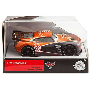 Disney Pixar Movie Cars 3 Diecast # 28 Racer Nitroade Tim 1:55 Toy Car